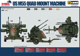 Dynamo Models 1/35 US M55 Quad Mount Machine Guns (2 in 1)