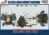 Dynamo Models 1/35 US M55 Quad Mount Machine Guns (2 in 1)