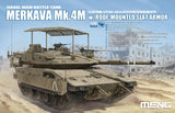 Meng Military 1/35 Merkava Mk 4M Israel Main Battle Tank w/Roof Mounted Slat Armor Kit