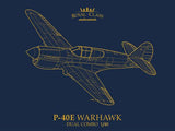 Eduard Aircraft 1/48 P-40E Warhawk Royal Class Dual Combo Kit