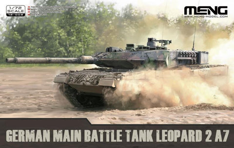 Meng Military 1/72 Leopard 2A7 German Main Battle Tank Kit