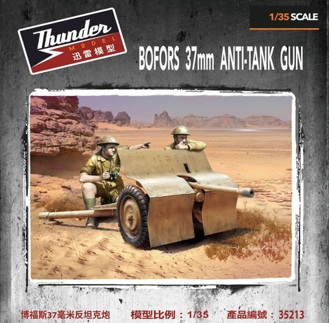 Thunder Model 1/35 Bofers 37mm Anti-Tank Gun Kit