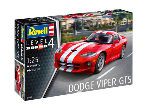 Revell Germany Model Cars 1/25 Dodge Viper GTS Kit
