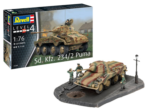 Revell Germany Military 1/76 Sd.Kfz. 234/2 Puma Kit