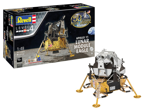 Revell Germany Space 1/48 Apollo 11 Lunar Module Eagle w/paint & glue Kit