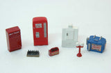 JL Innovative HO Vending Machine Detail Set (17) - Unpainted Metal Castings