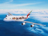 Revell Germany Aircraft 1/144 Airbus A380-800 Emirates Wild Life Airliner Kit