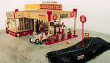 JL Innovative Design HO Brownies Northside Service Station Wooden Kit