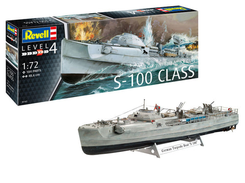 Revell Germany Ship 1/72 German Fast Attack Craft S-100 Kit