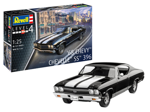 Revell Germany Models Cars 1/25 1968 Chevy Chevelle SS 396 Kit