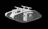 Master Box Ltd 1/72 WWI British Female Mk I Tank Modified for Gaza Strip Kit