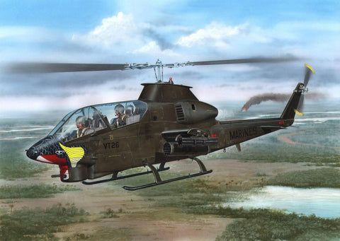 Special Hobby Aircraft 1/72 AH1G Cobra US Marines Helicopter Kit