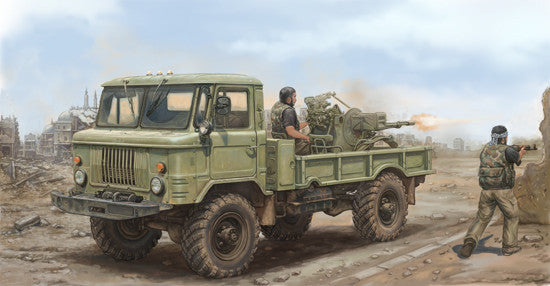 Trumpeter Military Models 1/35 Russian GAZ66 Light Military Truck II (New Variant) Kit