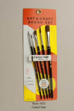 Atlas Brush Co. Camel Hair 5-Piece Set