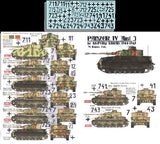 Echelon Decals 1/35 Panzer IV Ausf J 1st SSPzRgt LSSAh 1944-45