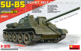 MiniArt Military Models 1/35 Soviet Su85 Mod 1943 Mid Production Self-Propelled Gun Tank w/Full Interior Kit