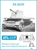 Friulmodel Military 1/35 Pz III/IV Track Set (230 Links)