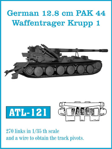Friulmodel Military 1/35 German 12.8cm Pak 44 Waffentrager Krupp 1 Track Set (270 Links)