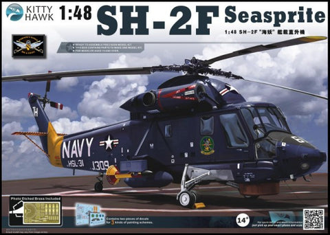 Kitty Hawk Aircraft 1/48 SH2F Seasprite USN Helicopter Kit