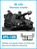 Friulmodel Military 1/35 German M109 Track Set (160 Links & 2 Sprocket Wheels)