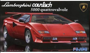 Fujimi Car Models 1/24 Lamborghini Countach 5000 Quattrovalvole Sports Car Kit