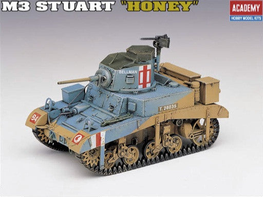 Academy Military 1/35 British M3 Stuart Honey Tank Kit Media 1 of 2