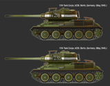 Academy Military 1/35 T34/85 No.183 Factory Tank Berlin 1945 Kit