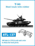 Friulmodel Military 1/35 T90 Steel-Type Track Set w/Rubber (160 Links)