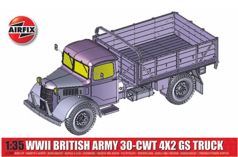 Airfix Military 1/35 WWII British Army 30cwt 4x2 GS Truck Kit