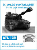 Friulmodel Military 1/35 M108/109/ Paladin T136 Type Early Track Set (165 Links)
