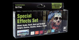 Vallejo Acrylic 17ml  Bottle Special Effects Game Color Paint Set (8 Colors) w/instructions by Angel Giraldez