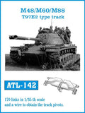 Friulmodel Military 1/35 M48/60/88 T97E2 Type Track Set (170 Links)