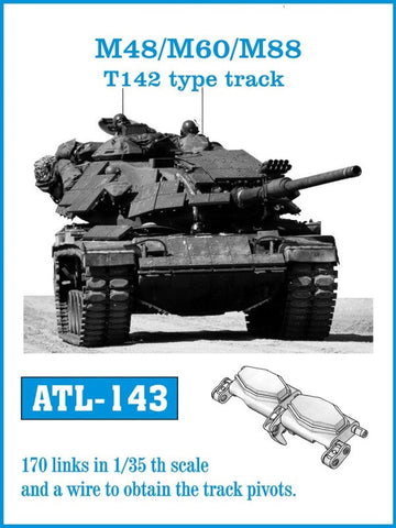 Friulmodel Military 1/35 M48/60/88 T142 Type Track Set (170 Links)