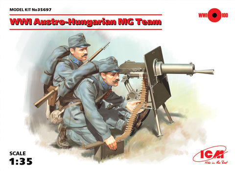 ICM Military Models 1/35 WWI Austro-Hungarian MG Team Kit