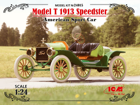 ICM Military Models 1/24 American Model T 1913 Speedster Sports Car Kit