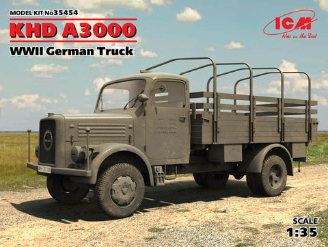 ICM Military Models 1/35 WWII German KHD A3000 Army Truck Kit