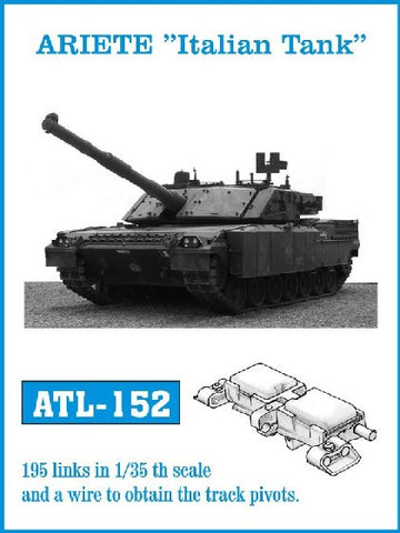 Friulmodel Military 1/35 Ariete Italian Tank Track Set (195 Links)