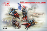 ICM Military Models 1/35 French Infantry on the March 1914 (4) Kit