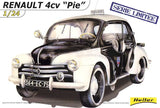 Heller Models Cars 1/24 Renault 4 CV 4-Door Car Kit