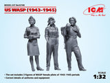 ICM Aircraft 1/32 US WASP Figures 1943-1945 (3) (New Tool) Kit