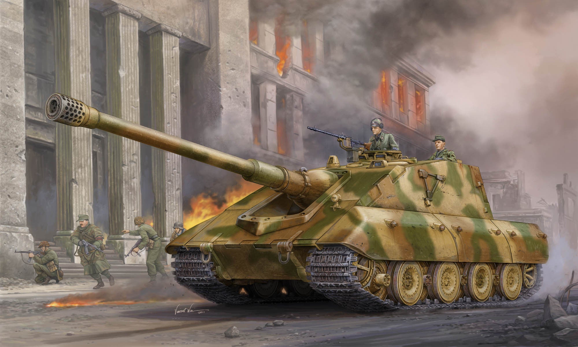Trumpeter Military Models 1/35 German Jagdpanzer E100 Super Heavy Tank Kit