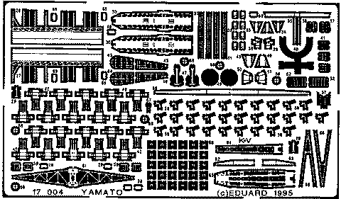 Eduard Details 1/700 Ship- Yamato for TAM