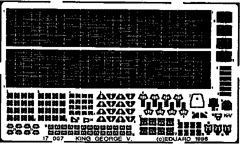 Eduard Details 1/700 Ship- King George V for TAM