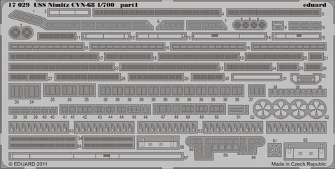 Eduard Details 1/700 Ship- USS Nimitz CVN68 for TSM