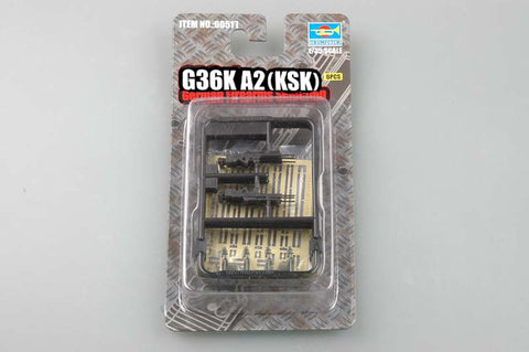 Trumpeter Military Models 1/35 G36K A2 (KSK) German Assault Rifles (4) Kit