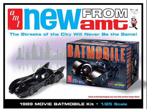 AMT Sci-Fi Models 1/25 Batman 1989 Movie Batmobile w/Resin Batman Figure Kit