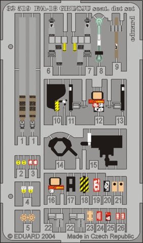 Eduard Details 1/32 Aircraft- F/A18 GRU/SJU Seatbelt for ACY (Painted)