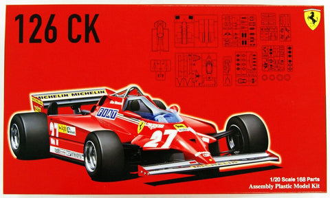 Fujimi Car Models 1/20 Ferrari 126CK 1981 Race Car Kit