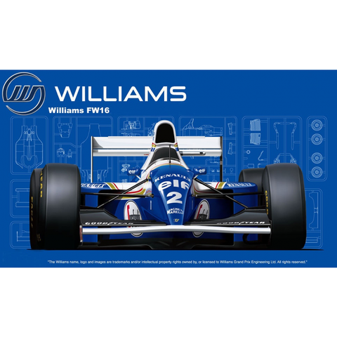 Fujimi Car Models 1/20 Williams FW16 Renault San Marion/ Brazilian/Pacific GP Race Car Kit
