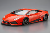 Aoshima Car Models 1/24 LB Works: Lamborghini Huracan Version 1 Sports Car (New Tool) Kit